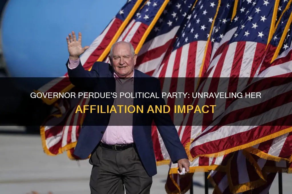 what was governor perdue