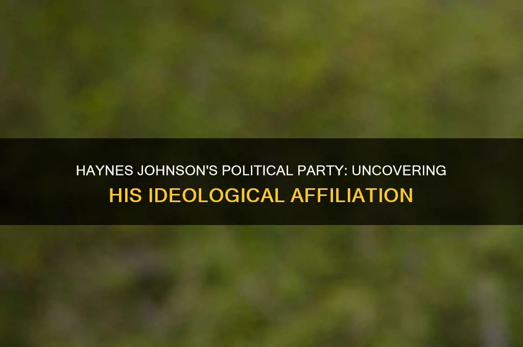 what was haynes johnson