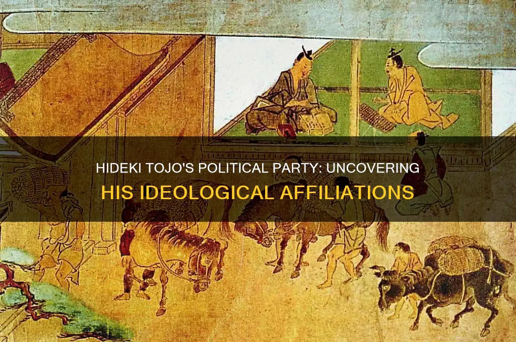 what was hideki tojo political party