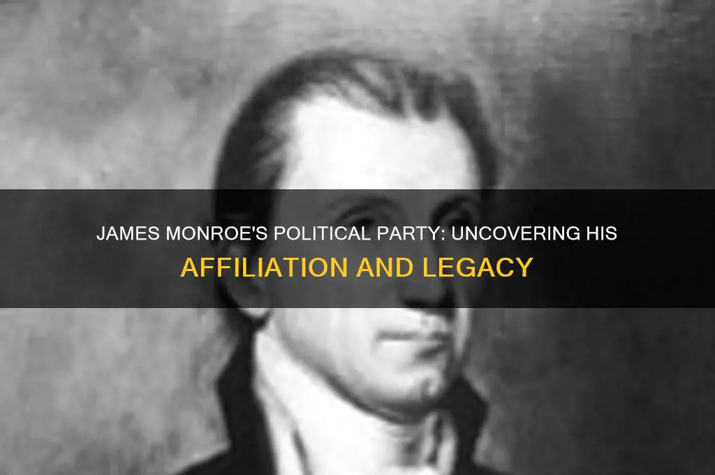 what was his political party james monroe