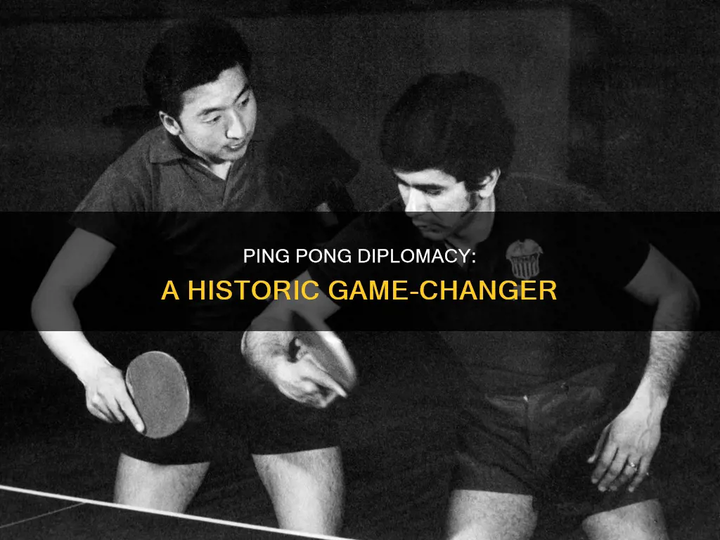 what was important about ping pong diplomacy apex