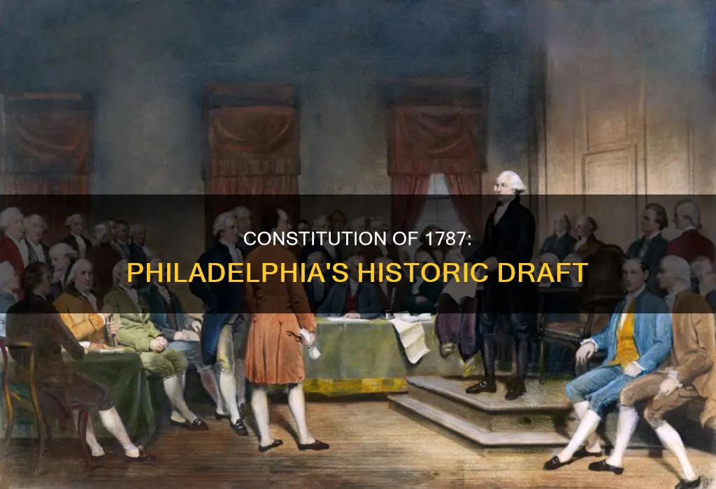 what was in the 1787 constitution drafted in philadelphia