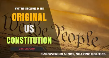 The US Constitution: Original Provisions and Amendments