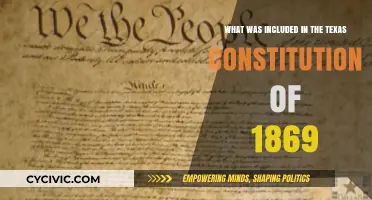 Texas Constitution of 1869: What Was Included?