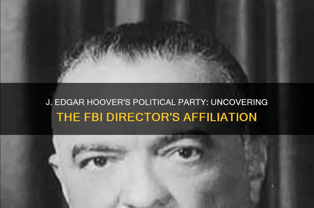 what was j edgar hoover