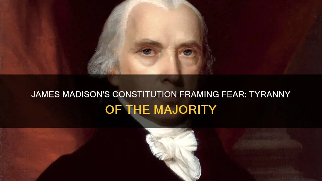 what was james madison big worry about framing the constitution