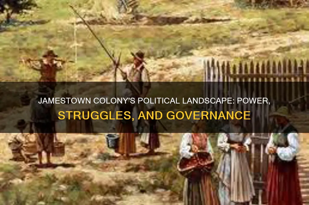 what was jamestown colony politics