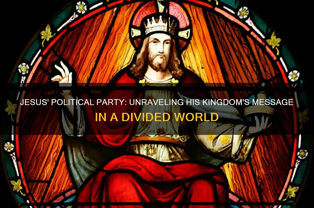 what was jesus political party