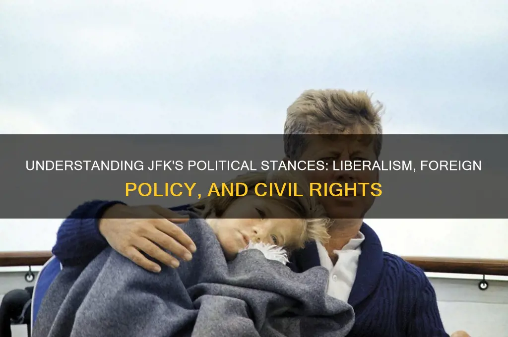 what was jfks political positions