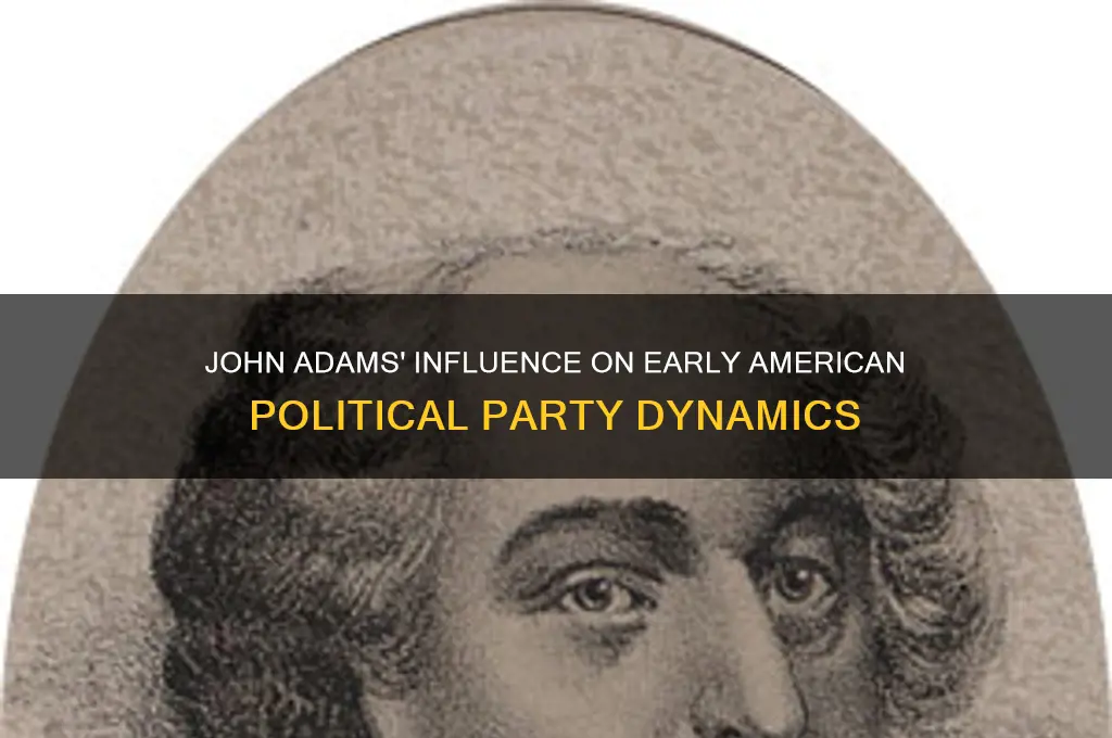 what was john adams effect on political parties