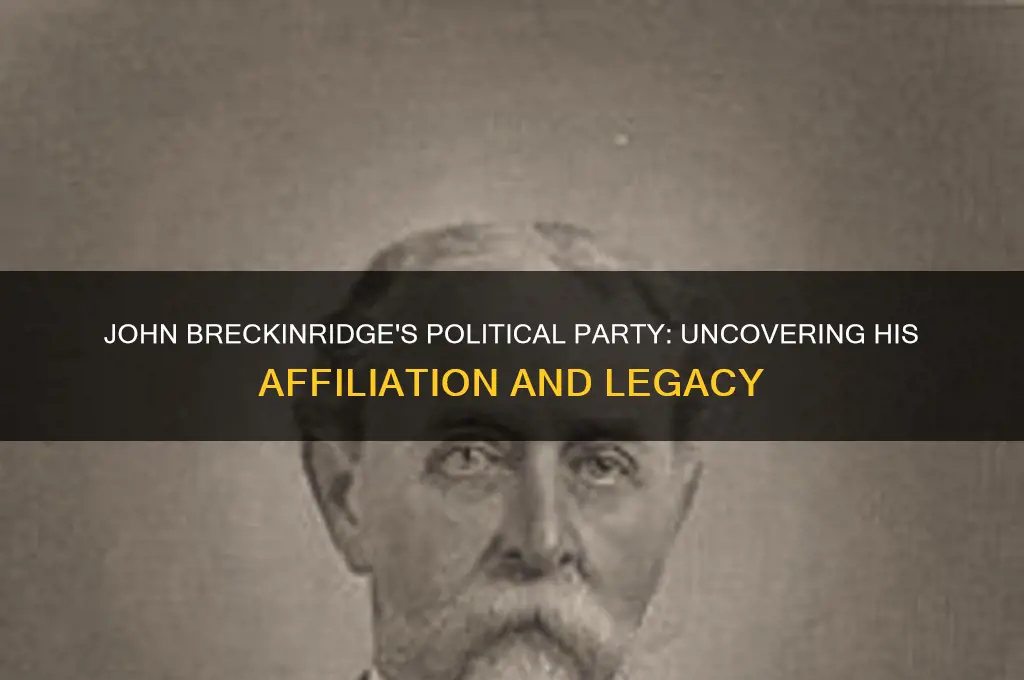 what was john breckinridge political party