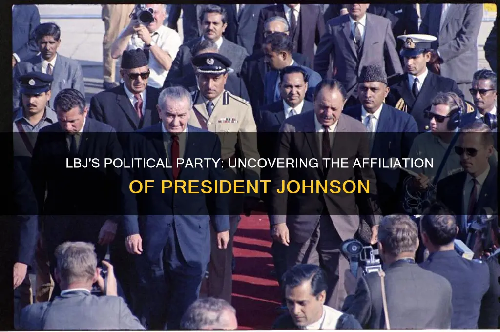 what was lbj political party