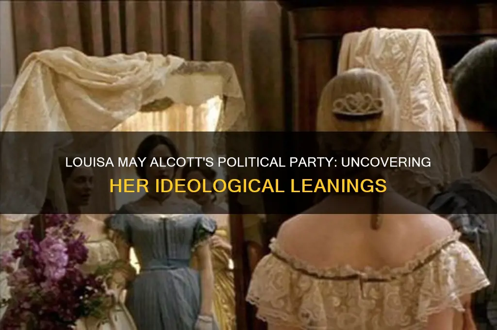 what was louisa may alcott political party