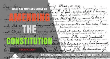Madison's Beliefs: Amending the Constitution