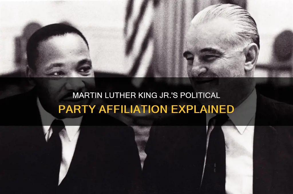 what was martin luther king political party