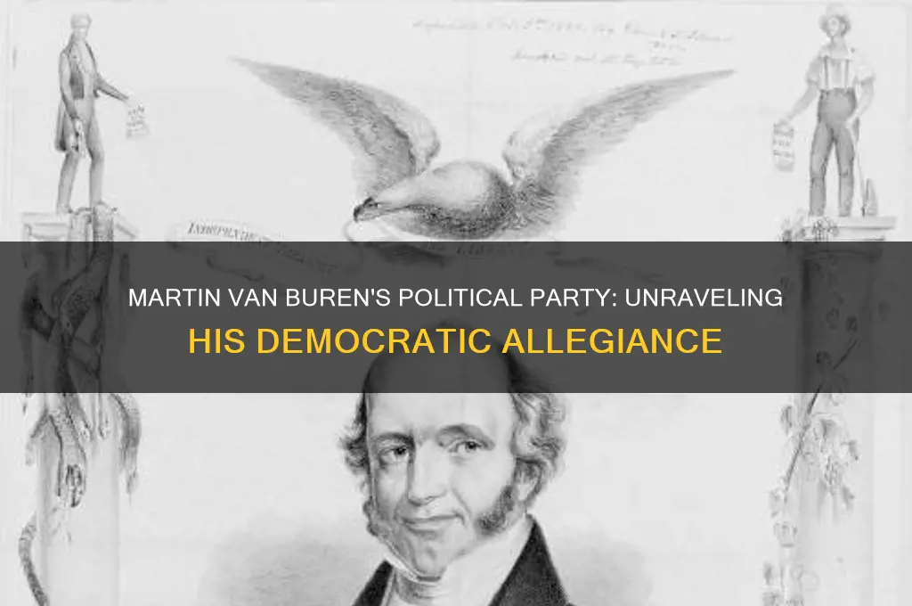 what was martin van buren political party