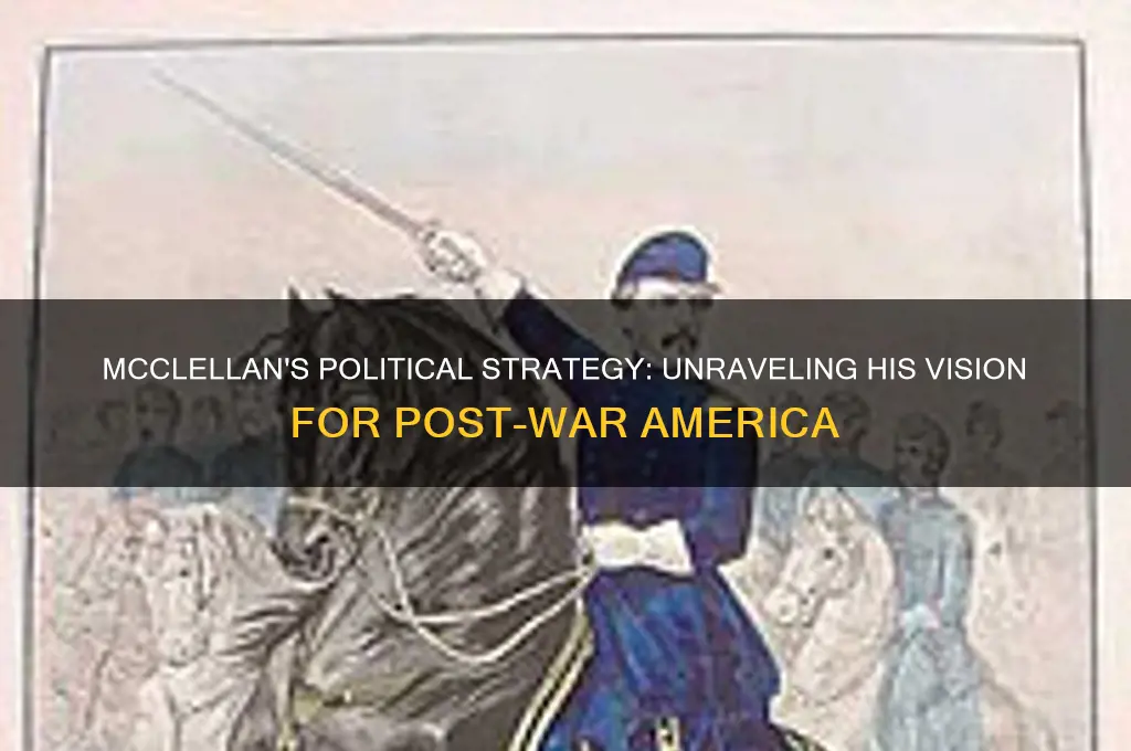 what was mcclelans political plan