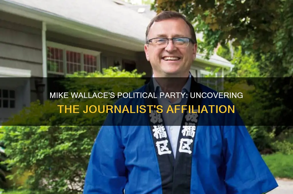 what was mike wallace political party