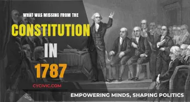 The Constitution's Missing Pieces in 1787