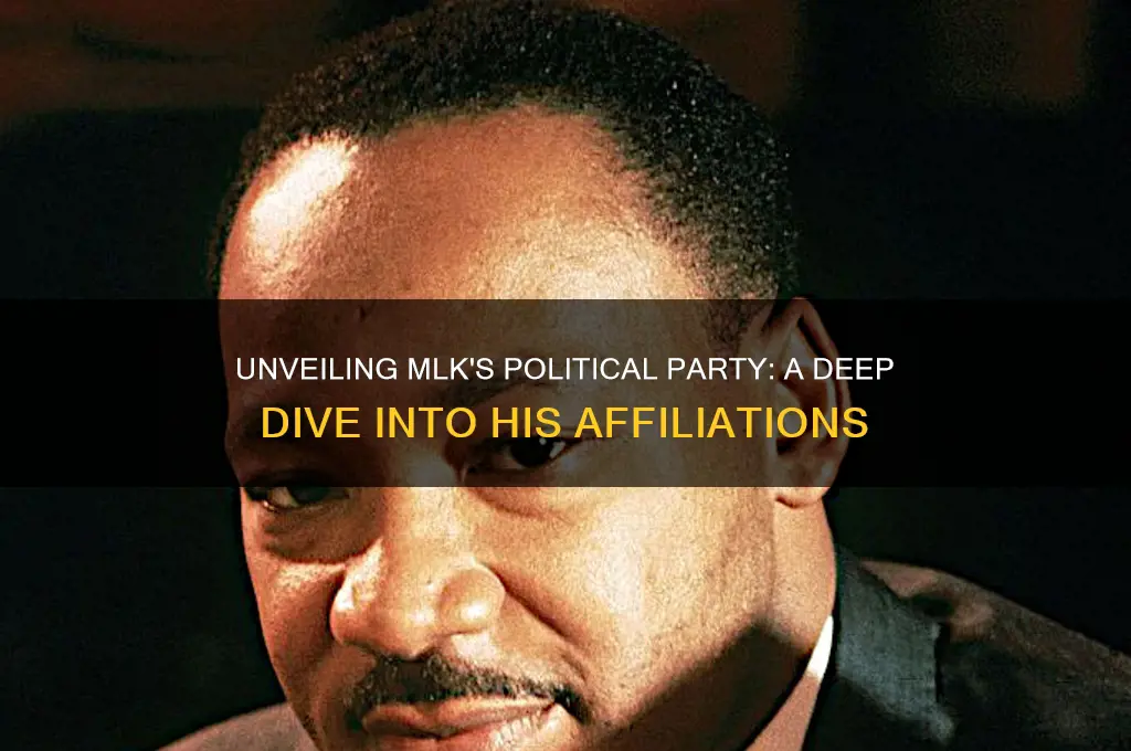 what was mlk political party
