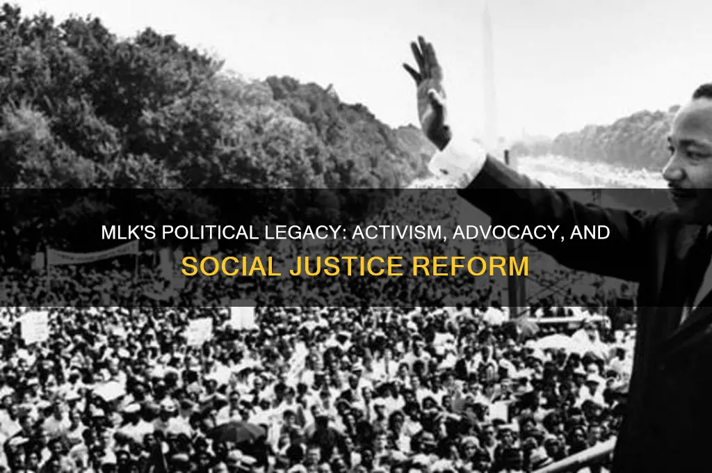 what was mlk politically