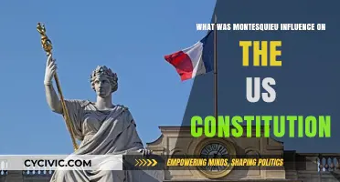 Montesquieu's Influence: US Constitution's Separation of Powers