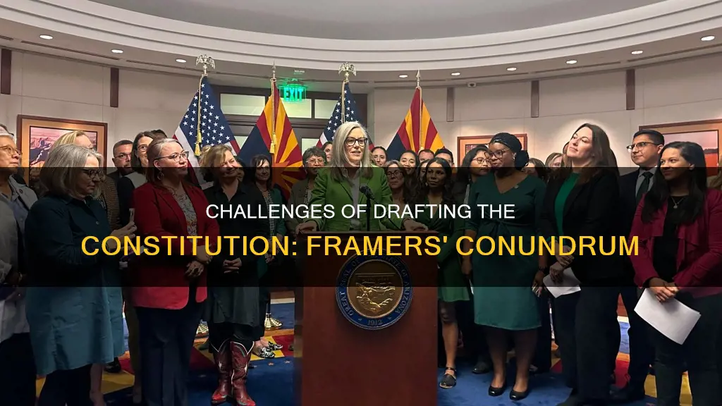 what was one challenge involved in writing the constitution