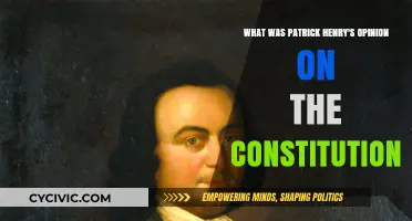 Patrick Henry's View on the Constitution