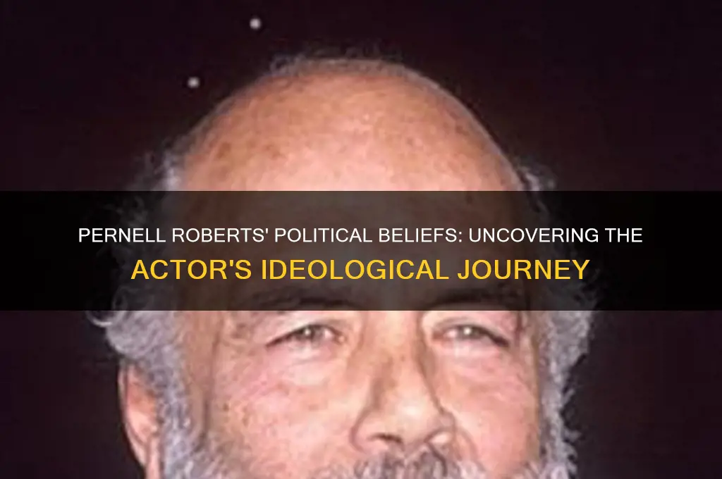 what was pernell roberts politics