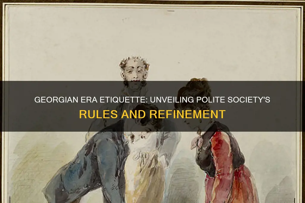 what was polite society georgian