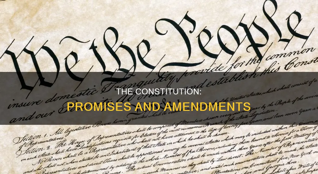 what was promised to be added to the constitution