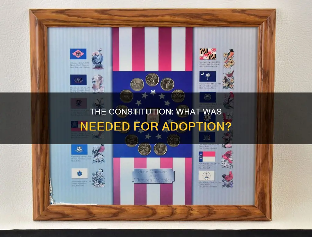 what was required before the constitution could become formall yadopted