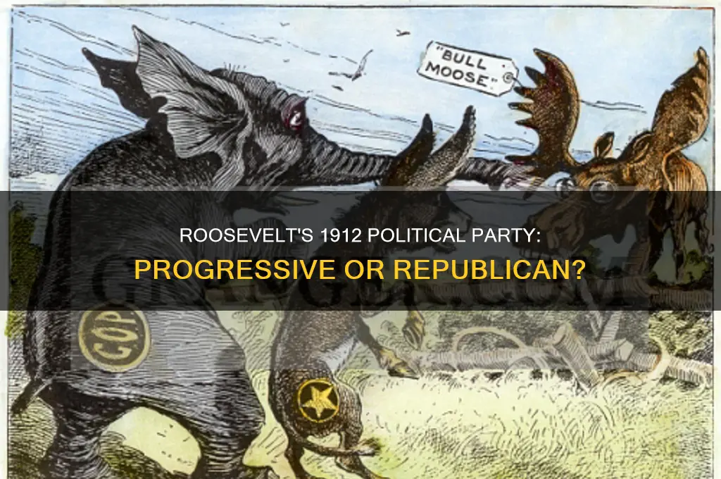 what was roosevlt political party in the election of 1912