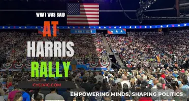 Harris Rally: Key Statements and Highlights