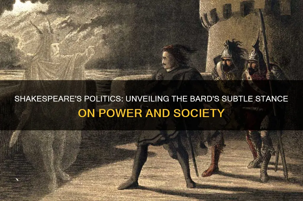 what was shakespeare political stance
