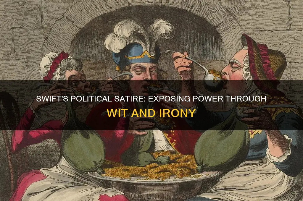 what was swifts political satire