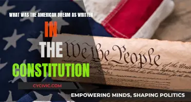 The American Dream: A Constitutional Promise and Challenge
