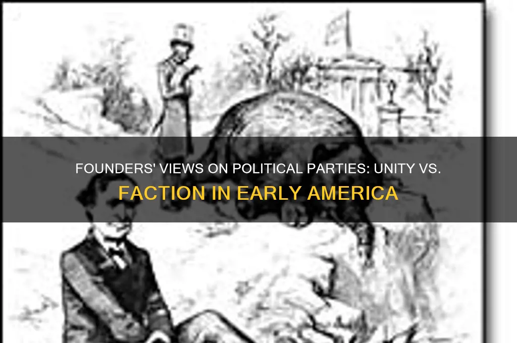 what was the attitude of the founders toward political parties