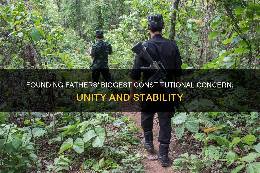 what was the biggest concern when writing the constitution