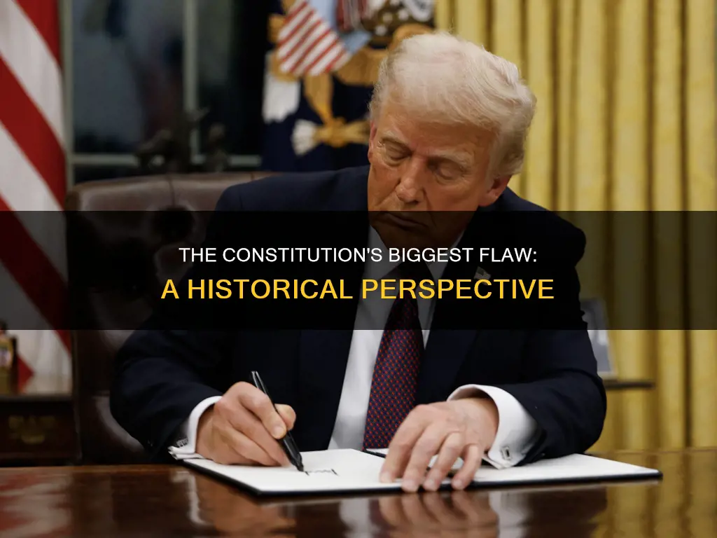 what was the biggest problem with the constitution