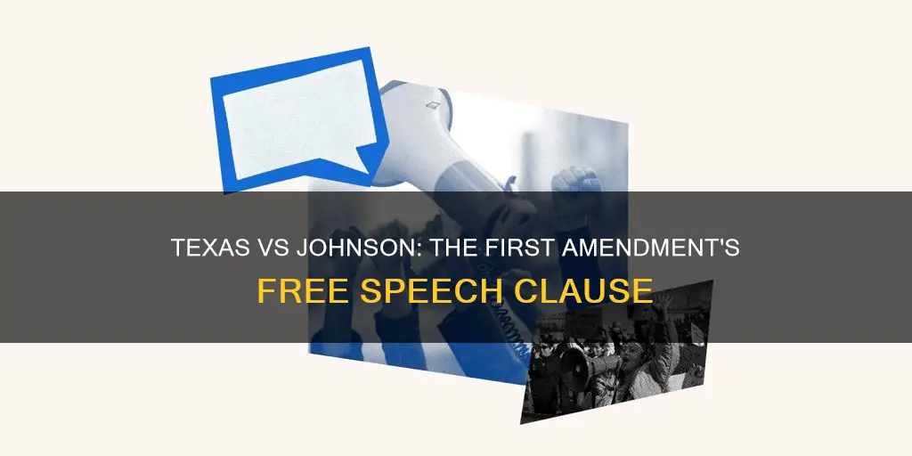what was the constitution involved in the texas vs johnson