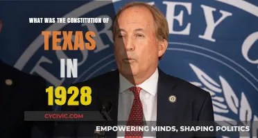 Texas Constitution: The 1928 Amendments Explained