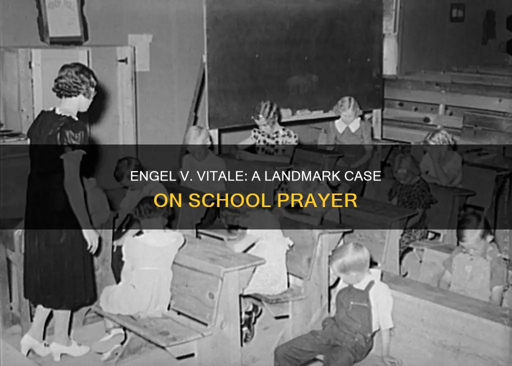 what was the constitutional issue in engel v vitale