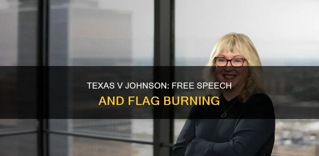 what was the constitutional issue in texas v johnson