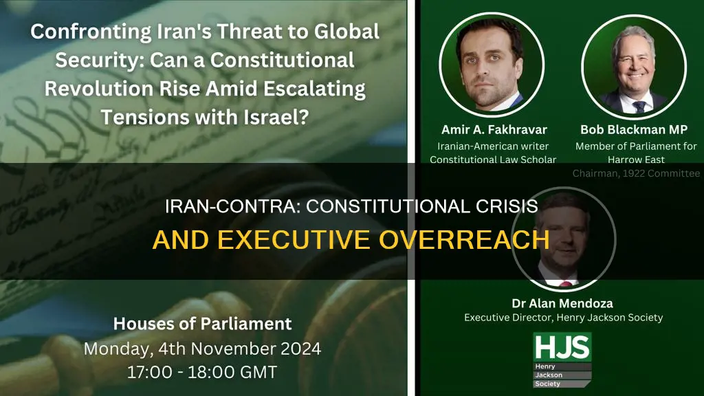 what was the constitutional issue in the iran-contral scandal