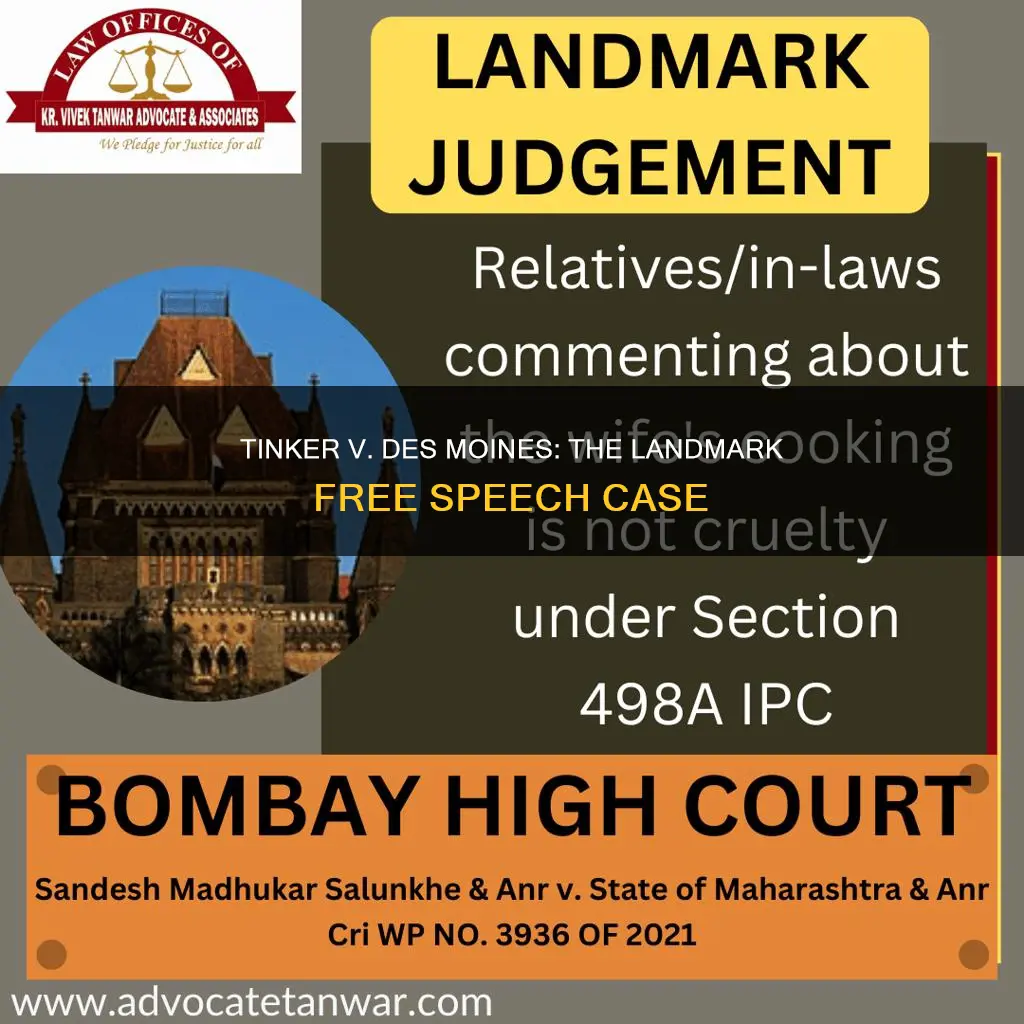 what was the constitutional question in tinker v des moines