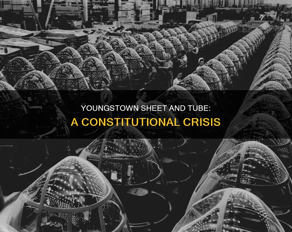 what was the constitutional question in youngstown sheet and tube