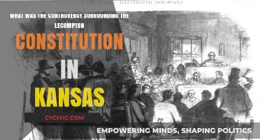 Controversy Over Lecompton Constitution in Kansas