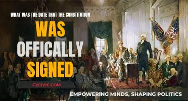 The Constitution's Official Signing Date: A Historical Event