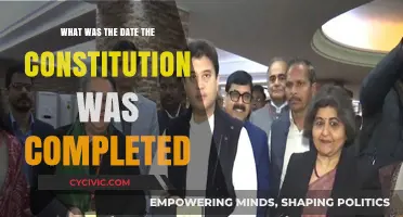 The Constitution's Completion: A Date to Remember